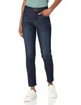 Democracy Women's Petite Ab Solution High Rise Jegging, Indigo, 10 Petite