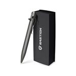 BASTION Titanium (Grey) Bolt Action Metal Pen for Men & Women | Ink Refillable Retractable Office Writing Pen Gift Novelty | Super Lightweight EDC Colored Ballpoint Pens