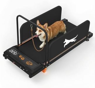 KEIKI Dog Treadmill for Small and Medium Breeds Indoor Exercise Machine with Quiet Motor LCD Display and Portable Design for Pet Fitness Training