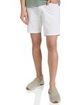 Amazon Brand - Symbol Men's Regular Shorts (AW19-SHR-ESS-04_White_34)