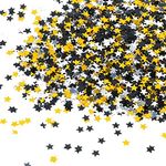 30g Star Confetti Black and Gold St