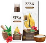 SESA Ayurvedic Strong Roots Hair Oil 100 Ml Hair Strenghtening Reduces Hairfall No Mineral Oil Hair Oil For Women And Men, 3.38 oz