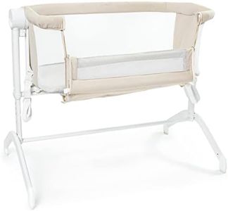 Baby Delight Beside Me Wink Bassinet | Bedside Sleeper | 7-Position Height Adjustment | Organic Oat