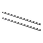 uxcell Round Steel Rod, 8mm HSS Lathe Bar Stock Tool 200mm Long, for Shaft Gear Drill Lathes Boring Machine Turning Miniature Axle, Cylindrical Pin DIY Craft Tool, 2pcs