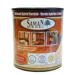 SamaN Oiled-Based Hybrid Varnish – Warm Wood Topcoat – Semi-Gloss - 32oz