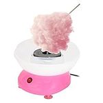 Junlucki Candy Floss Maker | Electric Cotton Candy Machie | Full‑Automatic Sugar Floss Making Machine One‑touch Design Candy Floss Machine DIY Sweet Device for Party (Pink)(UK)