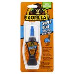 Gorilla Micro Precise Super Glue, Cyanoacrylate Glue, Fast Setting, Precise Dispensing Tool, Anti-Clog Cap, Clear, (0.19 oz/5 g, Pack of 1), 6621502