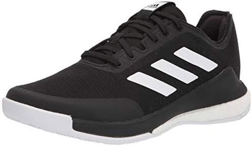 adidas Women's Crazyflight Volleyball Shoes, Black/White/Black, 7.5