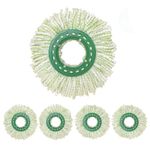 5 Pack Mop Head Replacement for Libman Tornado Spin Mop Reusable Mop Refills for Liberman