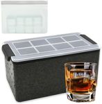 Bangp Clear Ice Cube Tray with Lid,