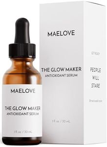 MAELOVE Vitamin C Serum, Glow Maker with Vitamins C, E, Ferulic & Hyaluronic Acid, Unscented, Award-Winning Brightening and Hydrating Facial Serum, 1.0 fl oz