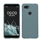 kwmobile Case Compatible with Google Pixel 3a Case - Soft Slim Protective TPU Silicone Cover - Arctic Night