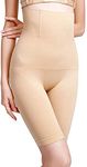 ADA Women Body Shaper Tummy Control Shapewear High Waist Mid-Thigh Slimmer Shorts Underwear Butt Lifter Bodysuit Panties Shapewear (Beige, 3XL)