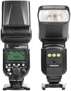 YONGNUO YN968EX-RT III 2.4G Wireless ETTL Flash Speedlite, GN60 HSS 1/8000s Master and Slave Mode with 5500K High Power LED Light for Canon DSLR Cameras