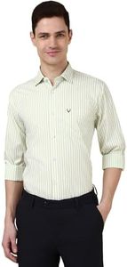 Allen Solly Men's Slim Fit Shirt (ASSFQSPBY46487_Green