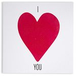 The Doodle Factory Valentines Day Card | Anniversary | I love you | Trendy Fun Love Heart Design