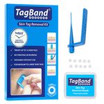 Original TagBand Large Skin Tag Remover: Skin Tag Removal Kit for Medium/Large Skintags (4mm-6mm) on Face & Body, Device Includes 10x Skin Tag Bands, Application at Home in Minutes