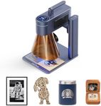 LaserPecker 4 Basic Laser Engraver Dual Light Source 450nm Semiconductor Blue Light + 1064nm Infrared Light, 4000mm/s, Laser Engraving Machine for Any Material, Engraving Resolution 8K