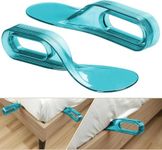 Boniry 2 in 1 Mattress Lifter Stand & New Bed sheet Tucker Tool (Pack of 2) Durable and Efficient/Ergonomic Handle/Relieves Back Pain/Easy Bed Making Tool Can Tuck Sheets/Holds Mattress Wedge Elevator