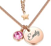 TMT® Personalised birthstone neckla