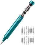 HOTO 24 in 1 Multi Bit Mini Screwdriver Set Magnetic, Manual Precision Screwdriver Set, EDC Pen Screwdriver for Eyeglasses, Electronics, Watches, Phones, Laptops, Cameras, Dark Turquoise