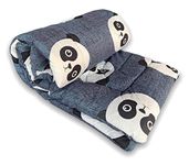 AWSM COLLECTION Baby"s Super Soft All Season Use Comforter/Blanket for Kids, 43" x 58" Inches (Panda) (0-5 Years)