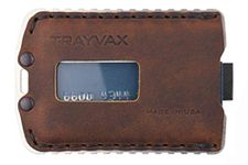 Trayvax Ascent Wallet, Raw | Mississippi Mud, Minimalist