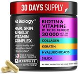 Biotin 10,000 mcg Supplement for Ha