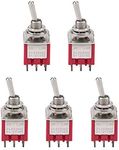 2 Position Toggle Switch, 5Pcs ON-O