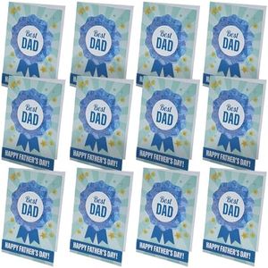 Father’s Day Tissue Paper Card Craft Kit - Make 12 Cards - DIY Craft Gifts for Kids
