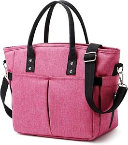 SAKAGURO Insulated Lunch Bags for Women,Leakproof Lunch Box with Adjustable and Detachable Shoulder Strap, Lunch Tote Bag for Women Men Adults,Thermal Lunch Box Container for Office Picnic Hiking