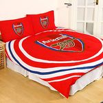 OFFICIAL Arsenal FC FOOTBALL Duvet Cover Bedding Quilt SET Double Reversible NEW