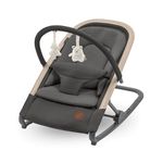 Maxi-Cosi Kori, 2-in-1 Ergonomic Baby Bouncer Chair with Toy Arch, 0-2 Years, up to 15 kg, Newborn Bouncer, 3 Recline Positions, Easy-in Harness, Lightweight & Compact, Newborn Pillow, Beyond Graphite