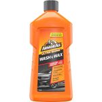 Armor All, Wash and Wax 500ml, Car Shampoo & Polish, Dual Action Formula for a Clean & Shiny Car, Water Beading Technology to Prevent Water Stains, Ideal for Car & Motorcycle Detailing, Made in the UK