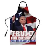 Funny Aprons for Men Donald Trump BBQ Cooking Apron Kitchen Gift