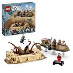 LEGO Star Wars: Return of the Jedi Desert Skiff & Sarlacc Pit, Vehicle Building Toy Set for 9 Plus Year Old Boys & Girls, Features 6 Minifigures Including Luke Skywalker, Gift for Kids and Fans 75396