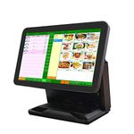 15.6" POS System Cash Register POS Touch Screen Cash Register, WiFi Module, Windows Pro. 10 for Retail Restaurant Supermarket Coffee Shop Bar Grocery Convenience Store Business (4G + 64G)