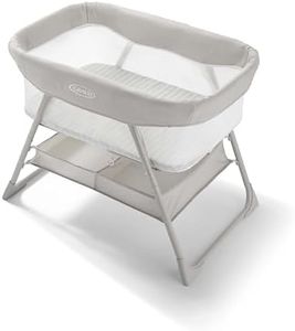 Graco DreamMore Bedside, Newborn, Travel, Portable Bassinet for Newborn Babies to 6 Months, Willow