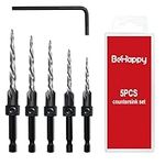 BeHappy Countersink Drill Bit Set, 