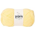 Korbond DK Baby Lemon Yarn - 100g Acrylic Wool - Lightweight, Hypoallergenic & Durable Double Knit Crochet Yarn Knitting Wool (290m Total), Yellow