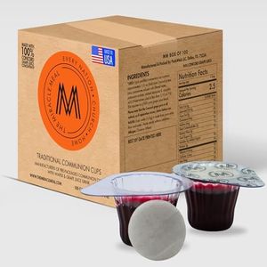 The Miracle Meal Pre-filled Communion Cups and Wafer Set - Box of 100 Gluten Free