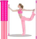 Yoga Stick Bamboo 5ft Long with Soft Ends-Stretching Stick-Workout Stick Exercise Bar-Pilates Stick-Balance Fitness Stick-Yoga Dowel Rod Shoulder Movement- Physiotherapy Stick-Posture Corrector Stick
