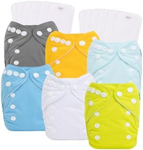 ALVABABY Newborn Cloth Diapers Pocket for Less Than 12pounds Cloth Diaper 6pcs with 12 Insert 6SVB98