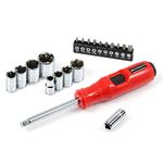 Powerbuilt 1/4" Dr. 20 Pc. Impact Bit Screwdriver and Nut Driver Set - 647768