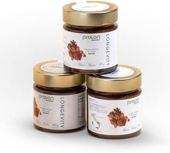 Prolon L-Spread Almond Chocolate Spread | Healthy Low Sugar Keto Snack | Magnesium, Vitamin E, Fiber, Calcium | Gluten-Free, Vegan, Dairy-Free | Plant-Based w/Cane Sugar, & Healthy Fats, 3 Jars