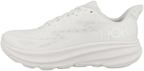 Hoka Bondi 8 Women's Running Shoes, White, 43 1/3 EU