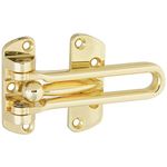 National Hardware V804 Door Security Guard in Brass