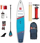 Red Paddle Unisex – Erwachsene 12’6″ Sport + Carbon 50 Nylon Tabelle Sup Und Paddle, Mehrfarbig, Uni