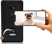 Lentek Smart Pet Treat Tosser with HD Camera, 2-Way Audio, 10 oz. Capacity, Record and Share Photo and Video, Smartphone-Controlled WiFi Cat or Dog Treat Dispenser with Free App for iPhone and Android