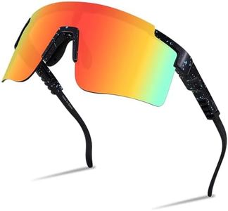 FEISEDY Sports Sunglasses for Women Men, UV400 Protection Outdoor Cycling Running Biking Sports Goggles